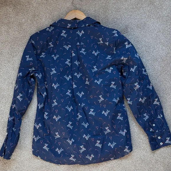 Talbots Christmas holiday button down - Picture 6 of 6